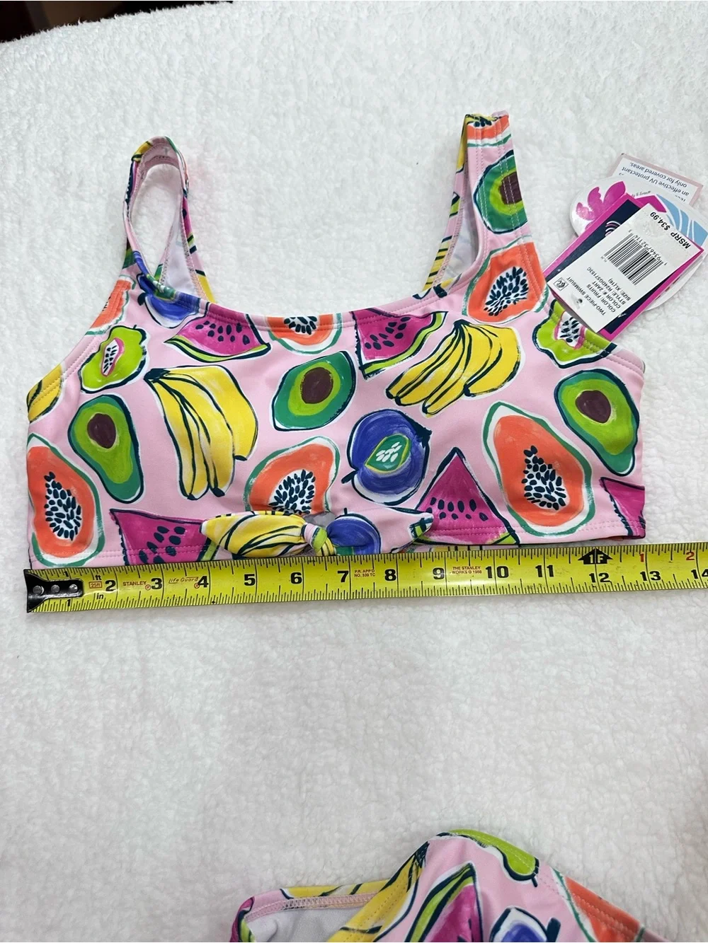 Girl’s Colorful Fruit Print Bikini Set